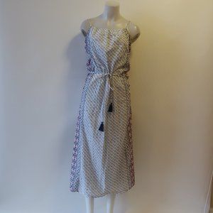 Shade White, Red, Blue Print Maxi Dress Sz XS/S*